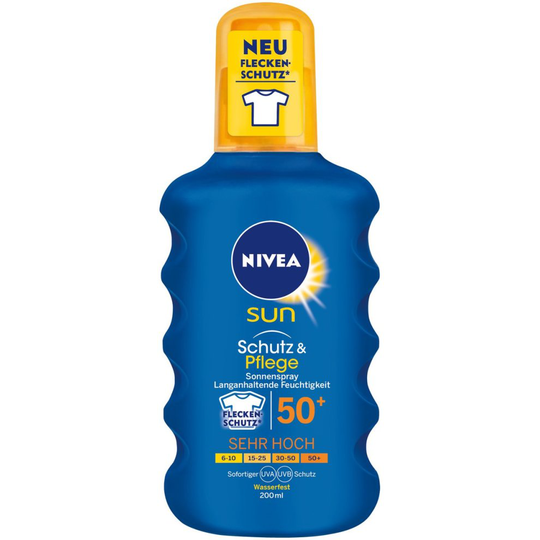 Nivea Sun Protect and Moisture Moisturising Sun Spray High SPF 50, 200 ml