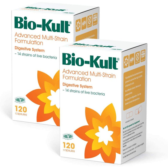 ( 120 Count (Pack of 2)) Bio-Kult Advanced Multi-Strain Capsules