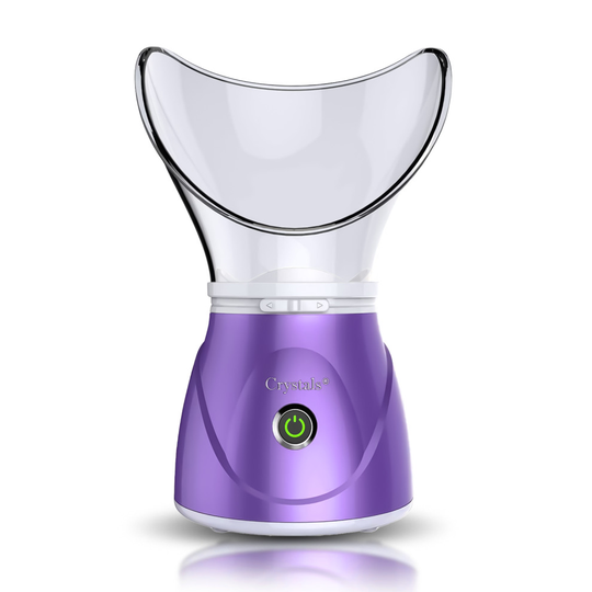 Digital Face Facial Spa Steam Sprayer for Skin Beauty Pores by Crystals® (Purple)
