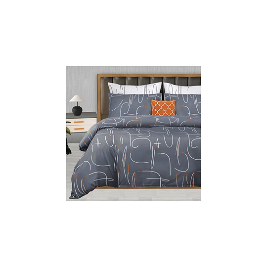 Pamposh Super King Duvet Set Doublesided Super King Size Duvet Cover Sets 3 PCS Ultra Soft Anti Allergic Non Iron Luxury Microfiber