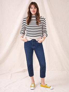 White Stuff Brooke Straight Crop Jean - Blue