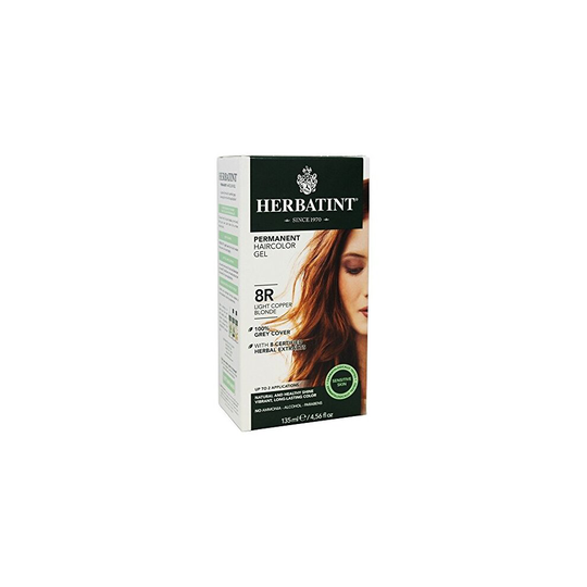 Herbatint Permanent Herbal Haircolor Gel 8r Light Copper Blonde 4 56 Oz