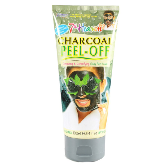 7th Heaven Charcoal Peel Off Face Mask 100ml Travel Tube