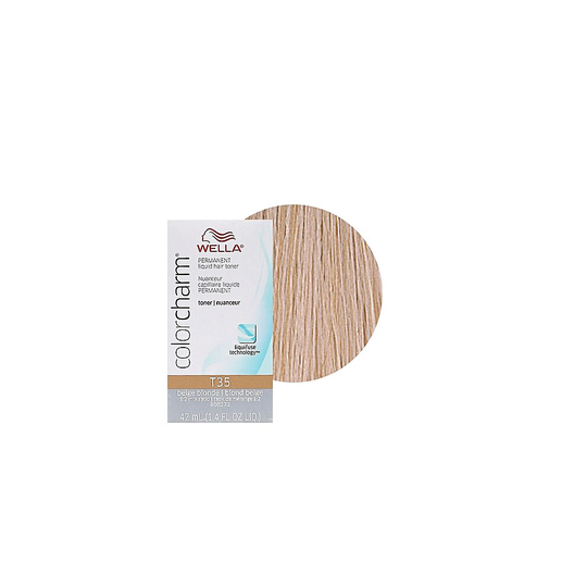(Beige Blonde) Wella Blonde Colour Charm | Permanent Liquid Hair Toners