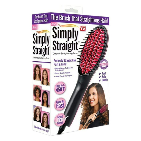 simply straight electric straight comb Electric hair straightner electric plywood ceramic hairdressing tools hair