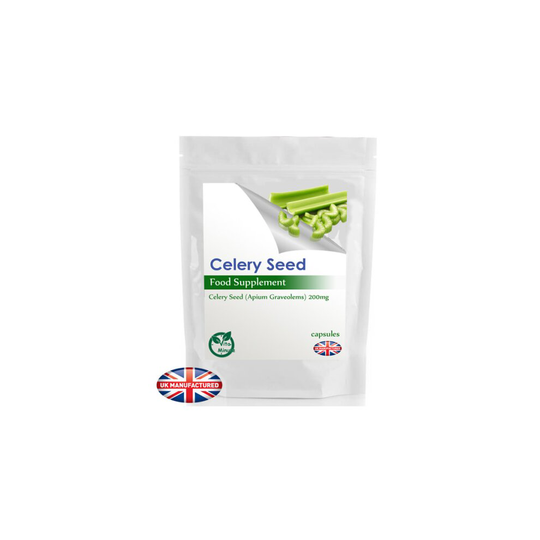 Celery Seed Extract 200mg (60 Capsules) Urinary, Bladder, Gout, UK