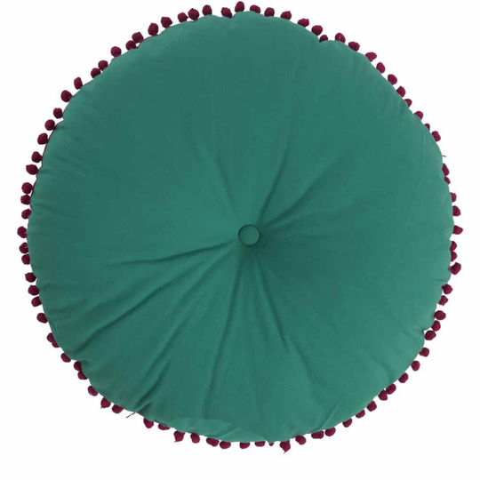 wilko Eastern Delight Outdoor Circular Floor Cushion, 14 x 58 x 58cm