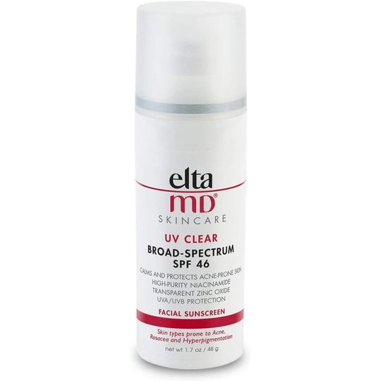 EltaMD UV Clear Facial Sunscreen Broad-Spectrum SPF 46. 1.7 oz / 48g