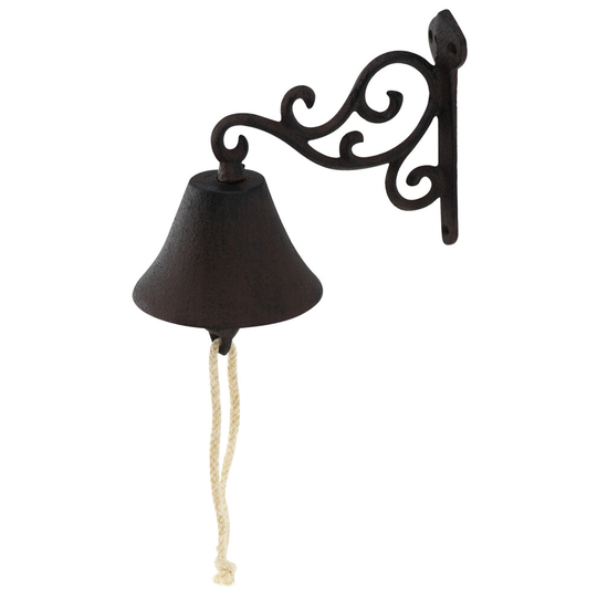 GEEZY Metal Cast Iron Weatherproof Antique Door Bell Ring Wall Mounted Decoration Door