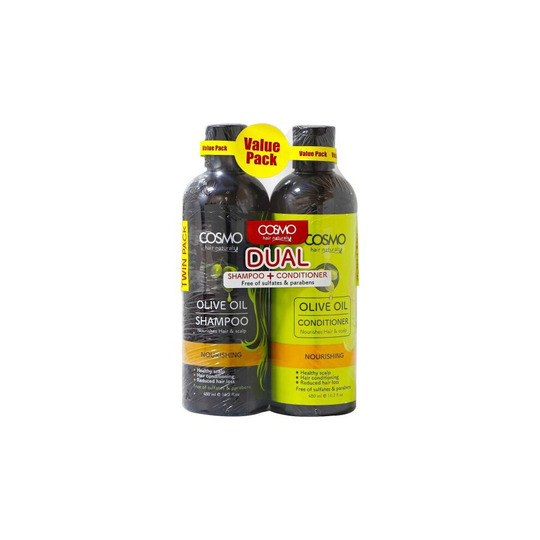 Cosmo Olive Oil Shampoo + Conditioner Offer Pack 2Pcs