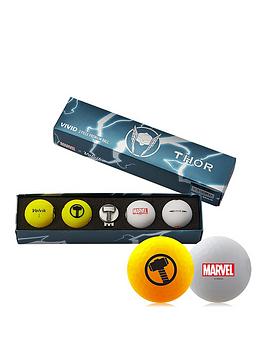 Volvik Marvel 4 Ball + Marker Pack Thor
