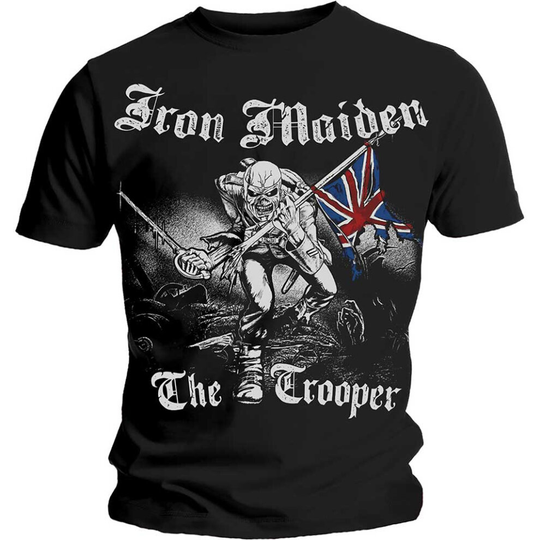 (X-Large) Iron Maiden 'Sketched Trooper' (Black) T-Shirt