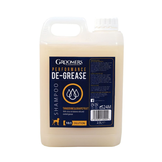 Groomers Performance De-Grease Tangerine & Grapefuit Dog Shampoo 2.5l