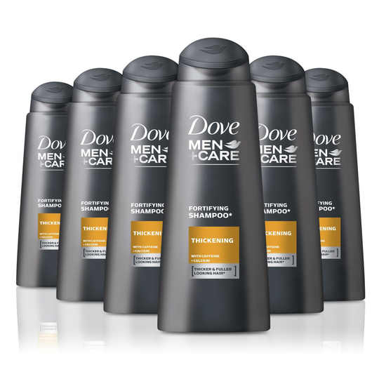6pk Dove Men+Care Thickening Shampoo - 6 x 400ml