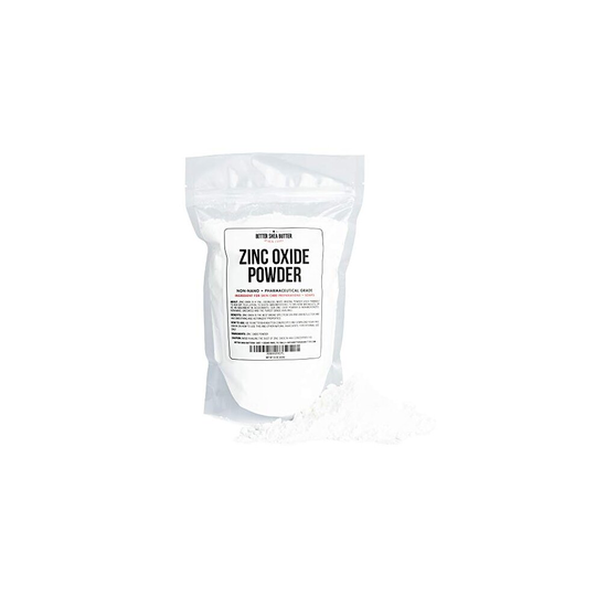Zinc Oxide Powder 1 lb - Uncoated & Non-Nano - 100% Pure, Pharmaceutical Grade - For DIY Sunscreen, Lotion, UVA and UVB protection - Ideal for Diaper
