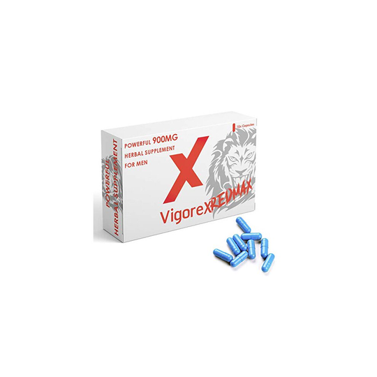 VigoreX REDMAX 900MG 20 Capsule Pack 900mg Super Strength Ginseng Supplement for Men Endurance and Stamina