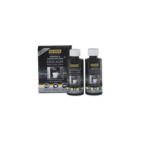 Kilrock Espresso & Coffee Machine Descaler, 2 x 150ml Bottles