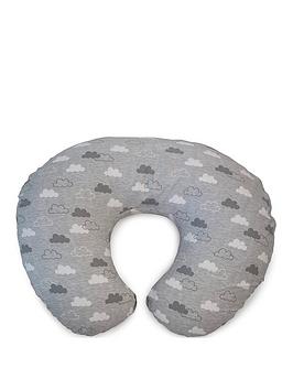 Chicco Boppy Nursing Pillow For Infants 0+ Months, Nursing Pillow And Baby Nest For Breastfeeding And Bottle Feeding - Modern Woodland