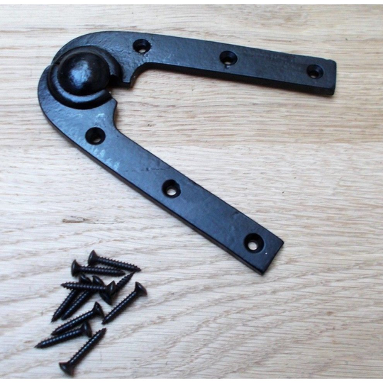 Trestle Paste Board Hinge Black Antique