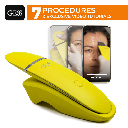 GESS Exotic Ultrasonic Face Scrubber, 7 Procedures, Desincrustation