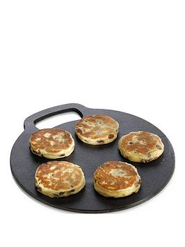 Kitchencraft Round Cast Iron Baking Stone/Cooking Griddle
