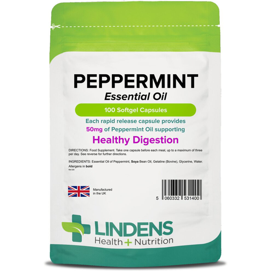 Lindens Essential Oil of Peppermint 2-PACK 200 Capsules 50mg
