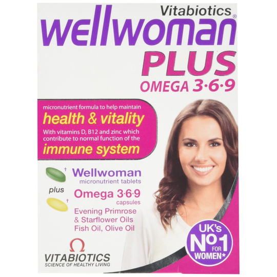 Vitabiotics Wellwoman Plus Omega 3∙6∙9-56 Tablets/Capsules