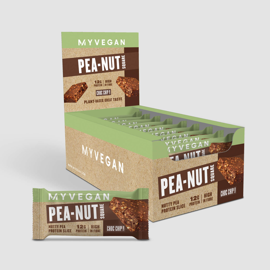 Pea-Nut Square (12 Pack) - Choc Chip