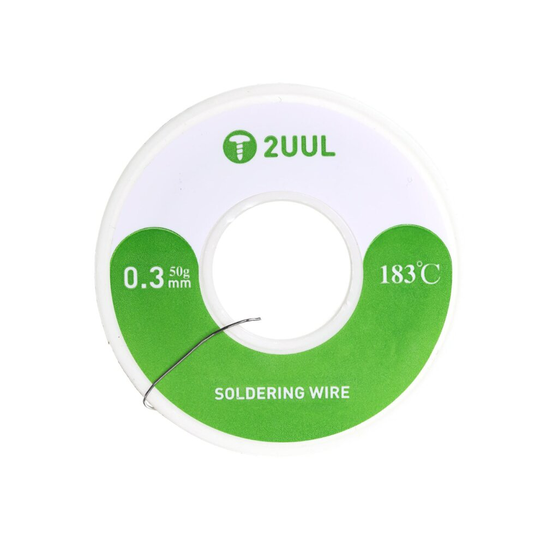 2UUL | Soldering Wire 183 Degree 100M | 50g | 0.3mm
