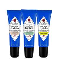 Jack Black Face Lip Balm Trio Tin Gift Set