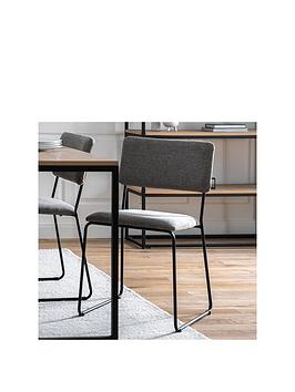 Gallery Pair Of Miller Dining Chairs - Chocolate