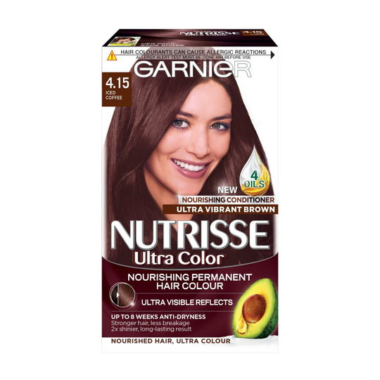 Garnier Nutrisse 4.15 Iced Coffee Brown Permanent Hair Dye