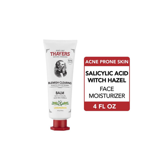 Thayers Blemish Clearing Salicylic Acid and Witch Hazel Acne Face Moisturizer, 4 fl oz