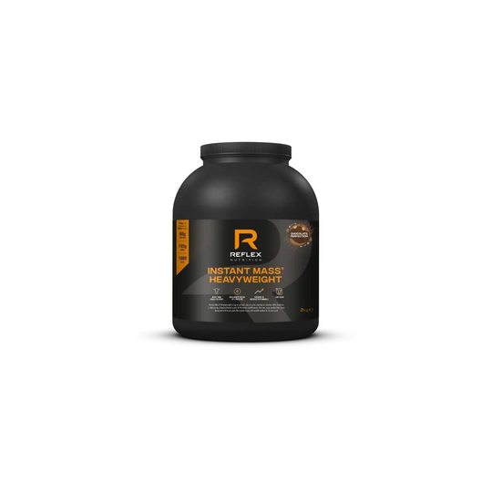 Reflex Nutrition Instant Mass Heavyweight | Mass Protein Powder | Over 1000 Calories |60g Protein | 18 Vits inc B12, B6, C, Iron, Zinc | (Chocolate