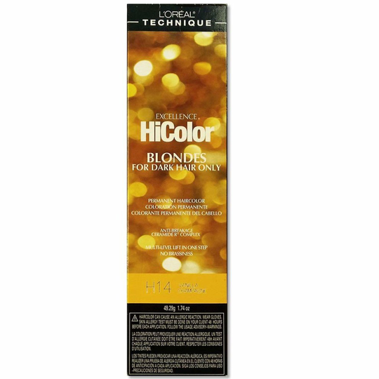 (HiColor H14 - Vanilla Champagne) L'Oreal HiColor H14 VanillaChampagne For Dark Hair