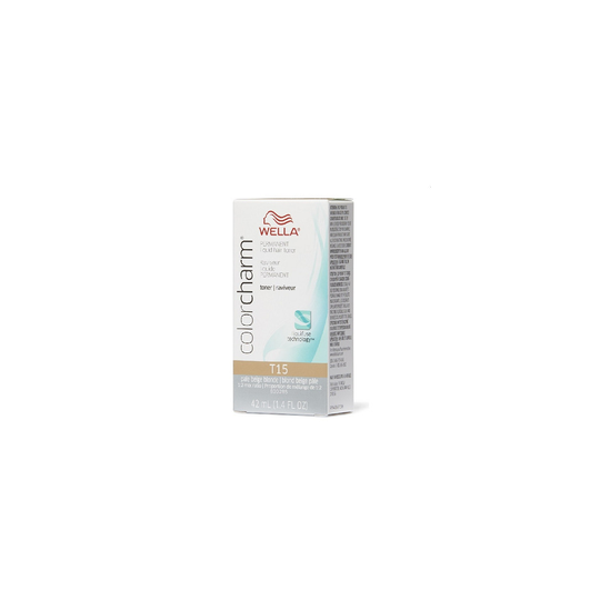 (T15 ONLY) Wella Color Charm T14 Pale Ash Blonde Permanent Liquid Hair Toner