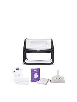 Snuz Snuzpod4 Bedside Crib Starter Bundle - Slate