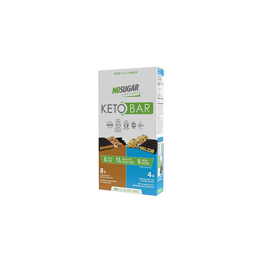 No Sugar Company Keto Bars 12 Mixed Bars 40g