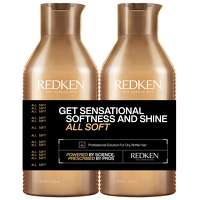Redken All Soft Duo Set: Shampoo 500ml and Conditioner 500ml
