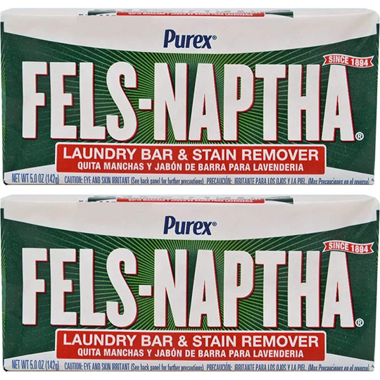 Fels Naptha Laundry Soap Bar - 5.0 oz - 2 pk