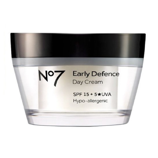 Boots No7 Early Defence Day Cream Vitamin A (3800)50Ml Spf15 Bnib