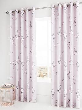 Catherine Lansfield Enchanted Unicorn Eyelet Curtains