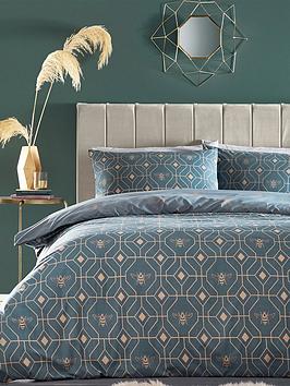 Furn Bee Deco Duvet Cover Set - French Blue