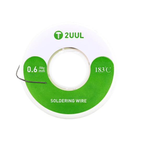 2UUL | Soldering Wire 183 Degree 100M | 50g | 0.6mm
