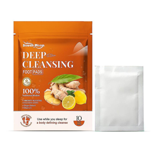 Deep Cleansing Foot Pads For Stress Relief Better Sleep Ginger Foot Patch