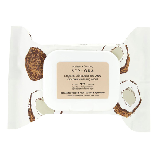 (Coconut water) SEPHORA COLLECTION Cleansing Face Wipe 20 wipes