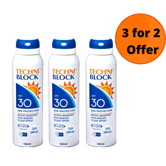 3 for 2 Offer Techniblock SPF 30 150ml