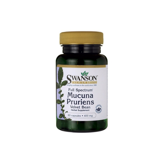 Swanson Full Spectrum Mucuna Pruriens, 400mg - 60 caps