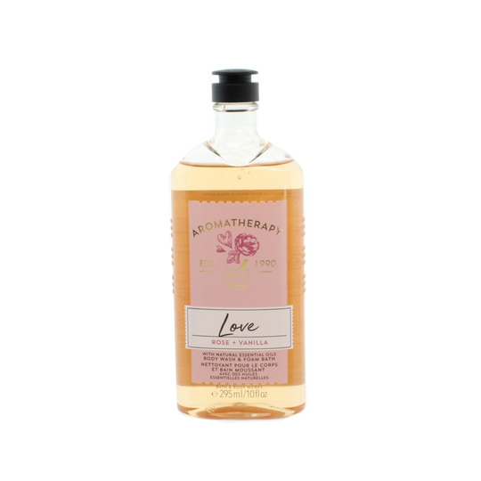 Bath & Body Works Aromatherapy Love Rose Vanilla Foam Body Wash 295ml