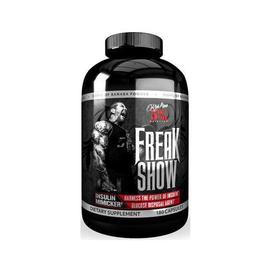 5% Nutrition Freak Show Insulin Mimicker Glucose Disposal & Weight Loss 180 Caps